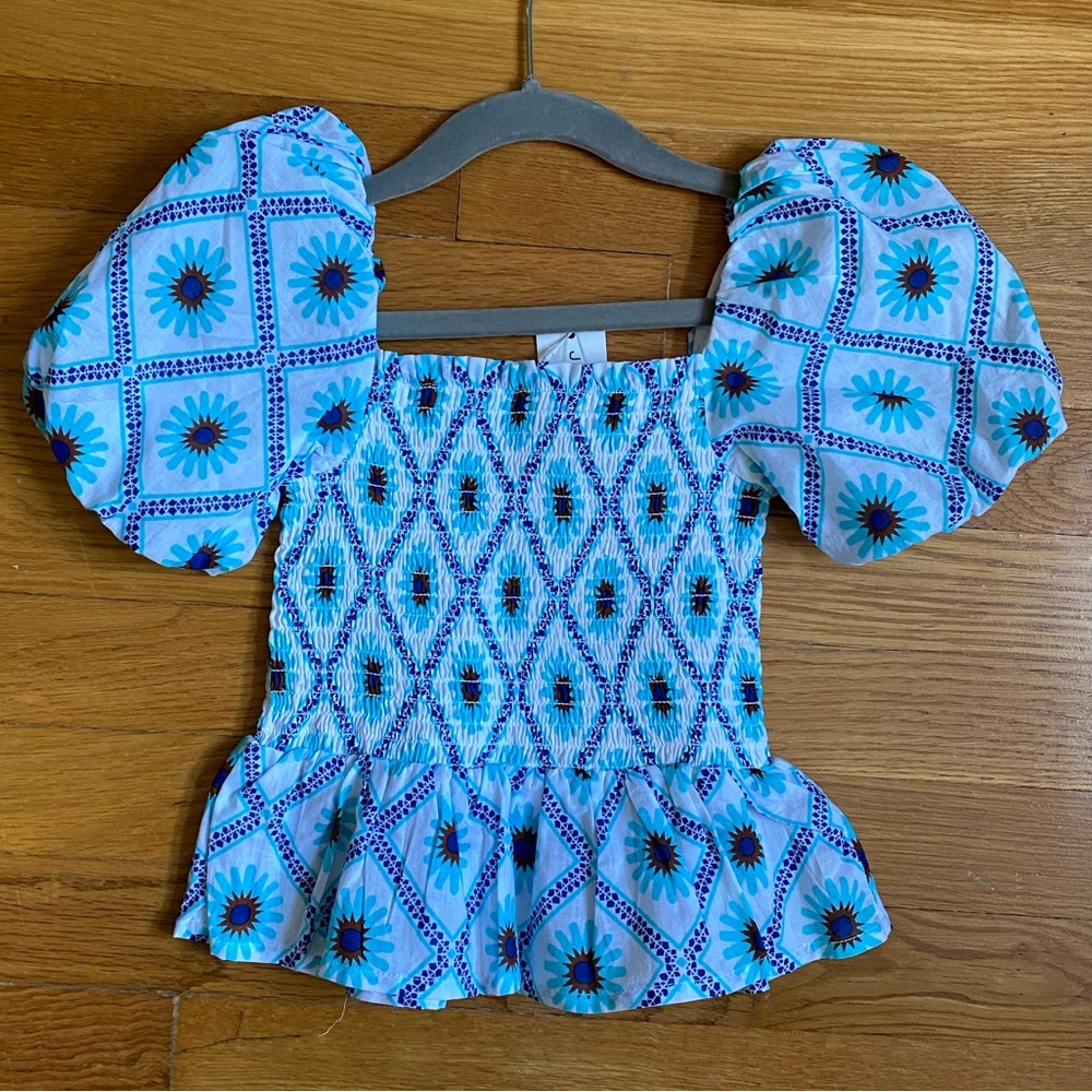 NWT Janie and Jack Puffy Sleeved Top